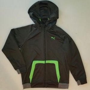 Puma Medium Hooded Zip Up Sweatshirt
